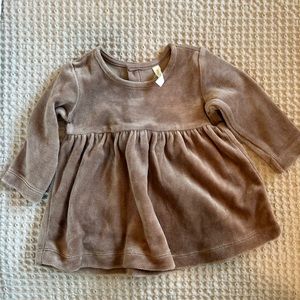 Quincy Mae 3-6 months Velvet dress